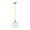 Z-Lite Margo 1 Light Pendant, Olde Brass And Clear Seedy 7501P10-OBR - alternate 3